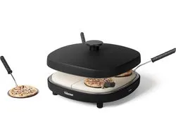 Tristar PZ-9174 Pizza Gourmetset - Family 4 Mini Pizza Oven - Voor 4 personen - Inclusief deegsnijder