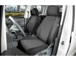Housse de siège conducteur Walser Cover Performer 100% polyester compatible avec Nissan NV400, Opel Movano A/Movano B, Renault Master III, 1 housse de siège conducteur simple