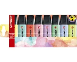 STABILO BOSS ORIGINAL Pastel Etui 8 Couleurs