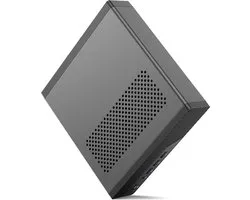 MINIS FORUM MS-01 Mini-pc, processor Core i5-12600H 12C/16T tot 4,5 GHz, Barebone zonder DDR5 SODIMM/M.2 2280 NVME SSD/3x M.2 2280/22110/U.2 SSD/OS, HDMI/2 x USB4/Port SFP+ 10G×2/2,5G RJ45x2