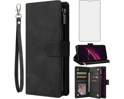 Asuwish Mobile Phone Case for T-Mobile T Phone Pro 5G/Revvl 6 Pro, Case with Foil Protective Film and Card - ShopVlot
