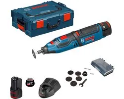 Bosch Professional GRO 12V-35 Multitool - Roterend - Met 2x 12 V accu's en lader