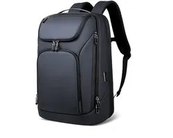 Laptop Rugzak 17.3 inch - Waterafstotende Backpack met USB Poort - Front Loader - Anti-Diefstal - Blauw