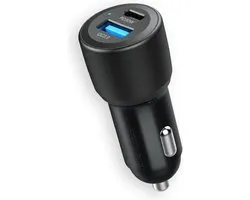 Caliber Autolader - Snellader - Autolader Usb C - 12v Usb Autolader - Usb QC3.0 30W & Usb C 30W - 60 Watt (PS20)