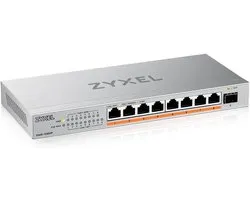 Unmanaged 8-Poorts 2.5GbE PoE++ Switch met 10G SFP+ Uplink