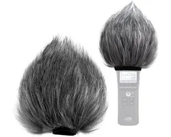 Fuzzy Windscherm Muff voor Zoom H1n & H1 - Dode Kat Fur Popfilter voor Digitale Recorder, Geluiddemping en Windbescherming