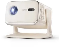 Aurzen BOOM mini - Google TV Smart Projector Off-White - Full HD 1080p - 500 ANSI - Dual 10W Dolby Audio - Flexibele Standaard