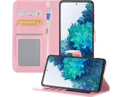 Samsung S20 FE Case Book Case Cover - Samsung Galaxy S20 FE Case Wallet Cover - Samsung S20 FE Case Wallet Case Cover - Rose Clair
