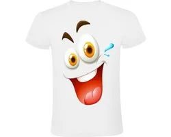 Happy Emoticon Heren T-shirt - blij - smiley - smile - lachen - grappig