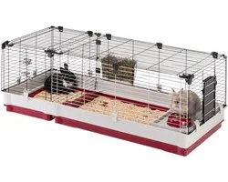 Guinea pig and rabbit cage - 120 x 60 x h 50 cm - Open and modular - Accessories included