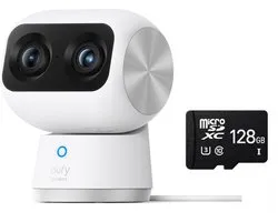 eufy Security Indoor Cam S350 + MicroSDXC 128GB - Bundel