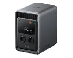 Anker SOLIX S2000 draagbaar powerstation - 2000Wh - 1500W - thuisback-up - UPS - 2000Wh LiFePO4-accu - tot 24 uur stroom voor je gezin - 10ms UPS - 3000W piek - zonnegenerator voor thuis - buiten en noodgevallen