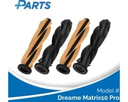 Dreame Matrix10 Pro Borstels (4 Stuks, Plus.Parts® alternatief voor RMB13)