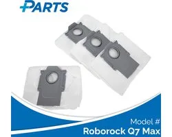 Sacs à poussière Roborock Q7 Max de Plus.Parts® adaptés à Roborock - 4 pièces