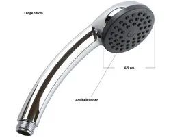 Sanixa JL12AC design handdouche met antikalksproeiers | ABS verchroomd | Antikalk | Douchekop douche douche douche douchekop | Badkameraccessoires