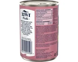 ZIWI Peak Hondenvoer - Hert - Blik - 12 x 390 g