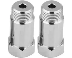 Zuurstofsensorverlengstuk - Spacer, 2-pack eliminatoradapter - 45 mm - M18 x 1,5