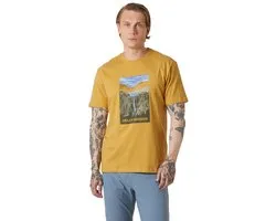 Helly Hansen Massif Graphic T-shirt Met Korte Mouwen Geel 2XL Man