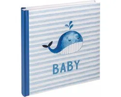 Walther Design UK-183-L SAM - Album bébé - 28 x 31 cm - Bleu - 50 pages