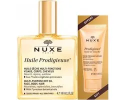 Nuxe Huile Prodigieuse Huile Sèche 100 ml + Cadeau Douche Précieuse Parfumée 30 ml