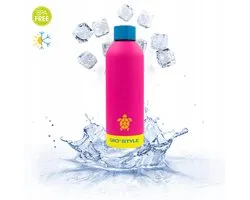 Kamai Gio Style RVS Drinkfles 0,5L - Stijlvol Roze