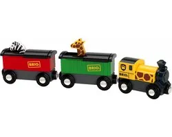 BRIO Trein met Safari Dieren - Treinbaanonderdeel voor 3+ jaar - 33722