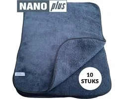 10xNanodoek/Nanoplus/Vaatdoek/36x31/Zwart