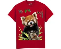 Rode Panda Lesser Red Panda The Coloured House T-shirt L