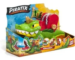 Magic Box - Piratix King Croc Set - Krokodil Speelfiguur - Exclusieve Kapitein - Jungle Avontuur