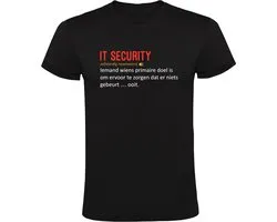 It Security Heren T-shirt - beschermimg - veilig - alarm - firewall
