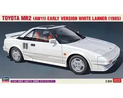 Hasegawa Modelbouwpakket Auto - 20656 Toyota MR2 (AW11) Early Version White Lanner 1985 Plastic - 1:24 - Modelbouw