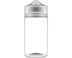 Chubby Gorilla V3 PET Bottles, 3 x 200 ml, for Liquids, Oils and E-Liquid, Dropper Bottles (Clear Bottle with Clear - ShopVlot