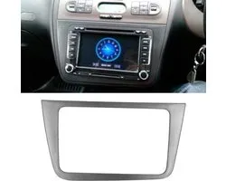Grijze 2-DIN-radio-mountfascia - Dashboardframe voor Seat Altea 2004-2015 - Geschikt voor autoradio's en audio-installaties