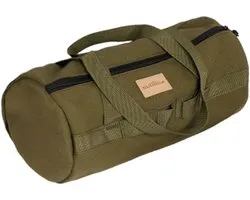 Tent Peg Storage Bag, Army Green Canvas Camping Tool, Ground Nail Bag Hammer Rope Organizer - ShopVlot