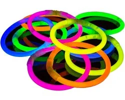 Glowhouse Feest Glowsticks Armbanden - 25 Stuks, Kleurrijk