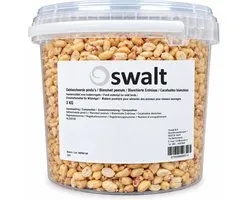 Oswalt - Geblancheerde Pinda in Emmer - 3 KG - Buitenvogelvoer