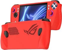 LICHIFIT Ensemble de coques de protection en silicone pour ASUS ROG Ally – Coque arrière avec capuchons de joystick et boutons de protection