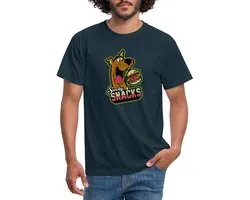 Scooby-Doo Scooby Snacks Met Burger T-Shirt Heren