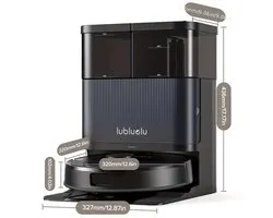 Lubluelu S1000 Set-Aspirateur Robot–Station d'accueil Multifonction Tout-en-un - Aspirateurs Robots avec Fonction de Nettoyage - Aspiration Puissante 16000Pa – Idéal pour les poils d'animaux