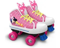 Disney Minnie Mouse Rolschaatsen Meisjes Roze/wit Maat 30
