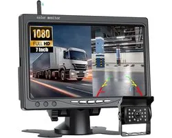 Achteruitrijcamera - Dashcam - Parkeersensoren Parkeerhulp - Zwart