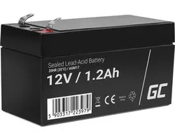Green Cell 12V 1.2Ah (4.6mm) 1200mAh VRLA AGM accu