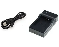 OneOne lader voor camera accu met 0,25m kabel. Oplader adapter past op Nikon Coolpix A100, A300, S32, S33, S100, S2500, S2550, S2600, S2700, S2750, S2800, S2900, S3100, S3200, S3300, S3500, EN-EL19