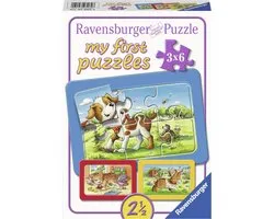 Ravensburger Mijn dierenvriendjes - My First puzzels - 3x6 stukjes - kinderpuzzel
