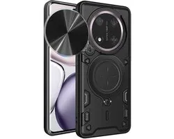 Étui adaptée pour HONOR Magic7 Lite/X9c - Coque arrière Techsuit CamGuard Pro - Noir
