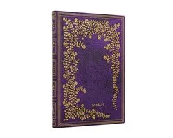 2027 New York Rose (gilded Age) Midi 18-month Softcover Dayplanner (elastic Band Closure) Horizontal