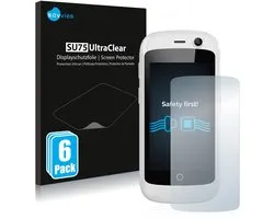 Savvies - Screenprotector voor Unihertz Jelly / Jelly Pro - Folie Beschermfolie transparant 6 Stuks