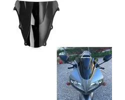 Windscreen Double Bubble voor SV650/SV650S en SV1000/SV1000S - Zwart