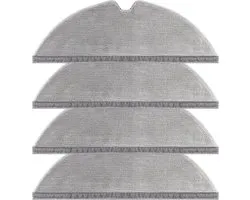 4 stuks Dweilpad vervanging voor Dreame D20 / D20 Pro Plus robotstofzuiger, accessoires, wisserdoek, pads, robotstofzuiger, reserveonderdelen, langdurig gebruik, wasbaar, reserveonderdelen