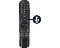 Bedienbaas Afstandsbediening geschikt voor LG AKB76036509 (Voice) - Geschikt voor OLED, QLED, NanoCell & 4K UHD Smart TV’s